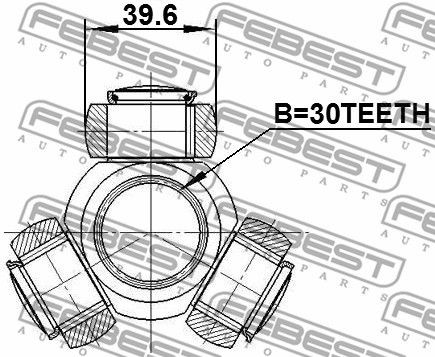 Трипоид CHRYSLER 300C 2004- 2016-MAG 2016-MAG FEBEST