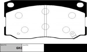 Колодки тормозные HYUNDAI County 2004 ~ / E-County 2004 ~ / HD72 2004 ~ 2009 / H GK0482 CTR