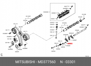 Гидрокомпенсатор MITSUBISHI Pajero OE MD377560 MITSUBISHI