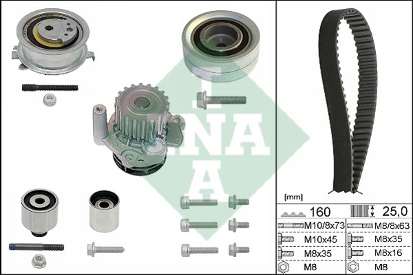 AUDI A4 [B8] (2007-2015) 530 0550 32 INA