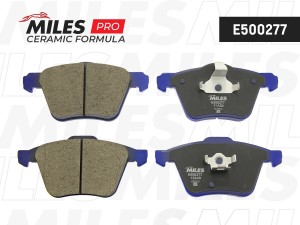 Колодки тормозные передние (Смесь CERAMIC серия PRO) VOLVO XC90 02 (TRW GDB1565) E500277 MILES