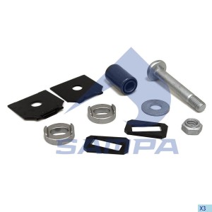 Палец BPW рессоры в сборе (M30x3.5x202мм) SAMPA 070.618 SAMPA