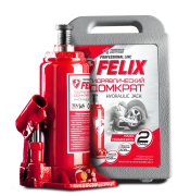 Домкрат FELIX  2т гидравлический бутылочный 410060009 FELIX