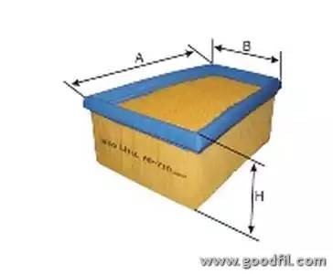 Фильтр воздушный AG710 AG 710 GOODWILL