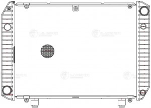 Радиатор ГАЗ-2217,33021 алюминиевый 2-х рядный Н/О (Heavy Duty) LUZAR LRC 0304 LUZAR