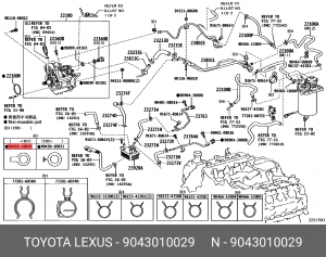 ПРОКЛАДКА 90430-10029 90430-10029 TOYOTA