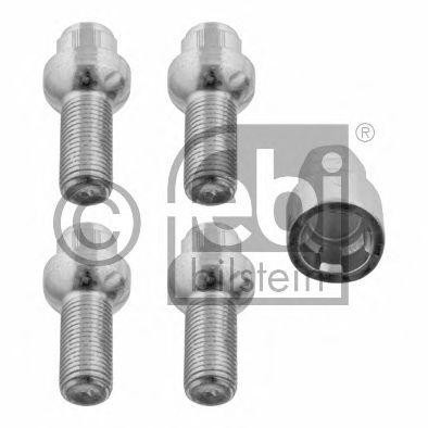К-кт болтов крепл. колеса 4 шт. (Секретка) /M14x1,5mm./ 27056 FEBI BILSTEIN