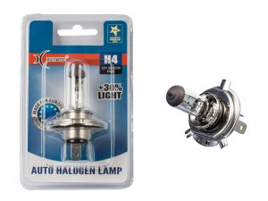 Лампа 12V H4 60/55W P43t +30% 3200К блистер (1шт.) XENITE 1007089 XENITE