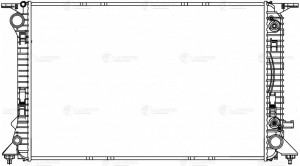 Радиатор охл. для ам Audi A5 (07-),Q5 (08-),Porshe Macan (14-) 2.7D,3.0T,3.2T,3. LRC 18181 LUZAR