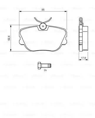 MERCEDES BENZ W201 (1982-1993) 0 986 494 058 BOSCH