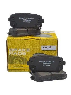 колодки дисковые задние Z07231 ZENTPARTS