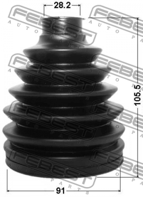 TOYOTA RAV 4 (2006-2013) 0117P-ACA30 FEBEST