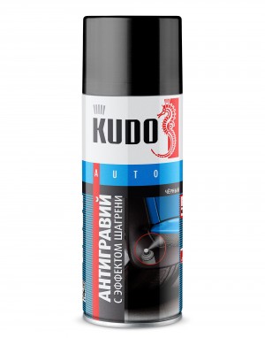 Антигравий KUDO 520 мл черный аэрозоль с эффектом шагрени KU-5225 KUDO