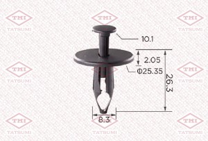 КРПЕЛЕНИЕ ЛОКЕРА FORD FIESTA (2001-2007) TJB1216 TATSUMI