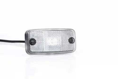 фонарь габаритный! LED, белый, 110х54, с проводом 0.5м\ FT019BLED FRISTOM
