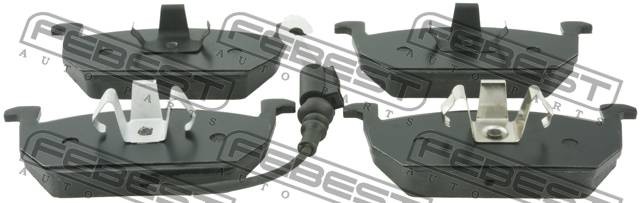 КОЛОДКИ ТОРМОЗНЫЕ ПЕРЕДНИЕ подходит для AUDI A3/A3 Sportback (8V) 2013- 2601-OCT 2601OCTA7F FEBEST