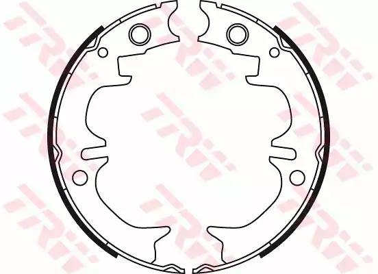 Колодки тормозные TOYOTA Caldina стояночного тормоза (4шт.) TRW GS8714 TRW