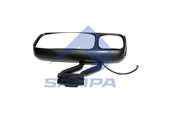 Зеркало боковое VOLVO правое двойное в сборе с подогревом SAMPA 032308 SAMPA