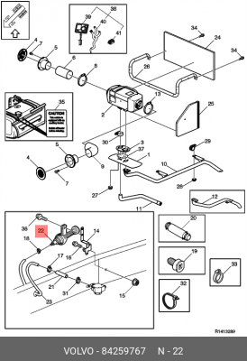 ТОПЛИВНЫЙ НАСОС / 2 / 84259767 84259767 VOLVO