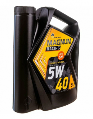 Масло моторное РОСНЕФТЬ MAGNUM Racing 5W40 SN/A3/B4 синт.5л PAO 40801650 ROSNEFT