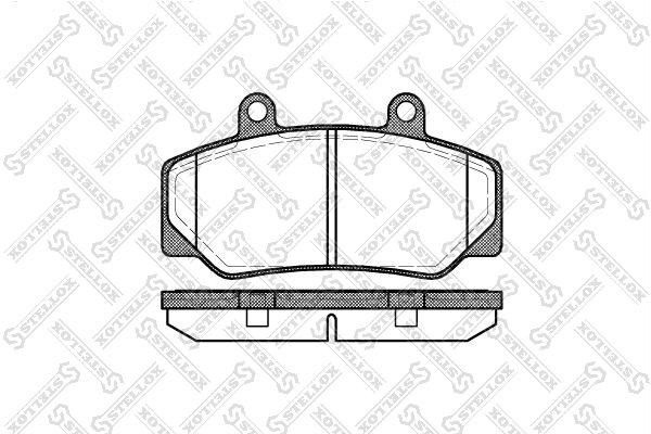176 20=FDB628 !колодки дисковые п.\ Volvo 740/760/780 84-90/940/960 90-95 187-020-SX STELLOX