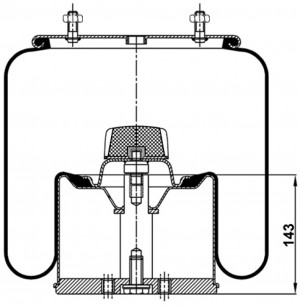 BPW ECO (>1996) с металлическим стаканом T0070-0940V2 TOPCOVER