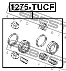 Ремкомплект передн суппорта HYUNDAI TUCSON 04- 1275-TUCF 1275-TUCF FEBEST