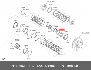 Шайба АКПП 456143B001 HYUNDAI KIA