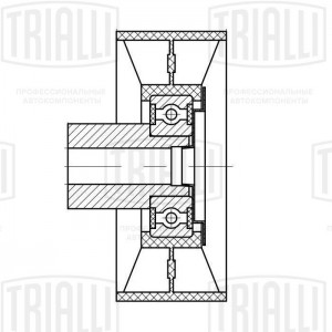 Ролик приводного ремня опорный CM 5348 TRIALLI