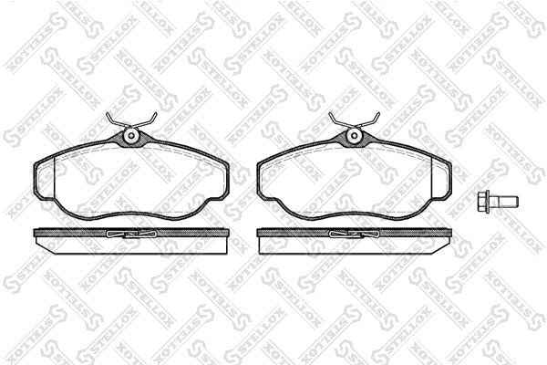 576 00=FDB980 !колодки дисковые п.\ Land Rover Discovery 4.0i/2.5TD 98> 587-000-SX STELLOX
