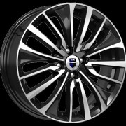 КиК Flanker 17.0 / 6.5J PCD 5x114.30 ET 45.00 ЦО 67.10 Литой / Черный с полирова 71043 K K WHEELS