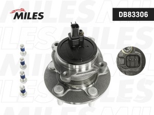 Ступица колеса задняя с подшипником VOLVO S40 II/C30/C50 04- SKF (VKBA6565) DB83 DB83306 MILES