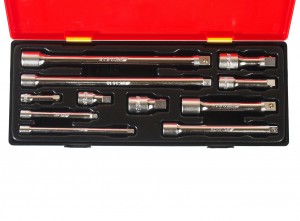Набор удлинителей 1/4",3/8",1/2" 11 предметов в кейсе JTC JTC-K1111 JTC TOOLS