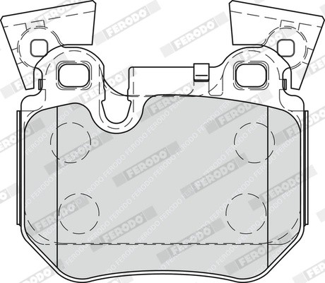 GDB1795 [34216784808] !колодки дисковые з.\ BMW E88/E82 3.5i 07> FDB4217 FERODO