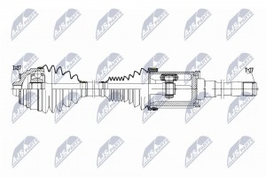 ПОЛУОСЬ: BMW 5 F90/G30/G31 XDRIVE 520D 520D MILD HYBRID 530D 530E PLUG IN HYBRID NPWBM178 NTY