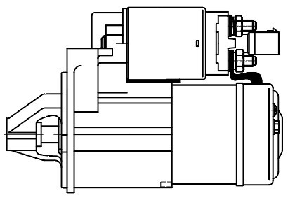 Стартер для а/м Dodge Caravan (00-) 2.4i MT 1,2кВт (LSt 0314) LST0314 START VOLT