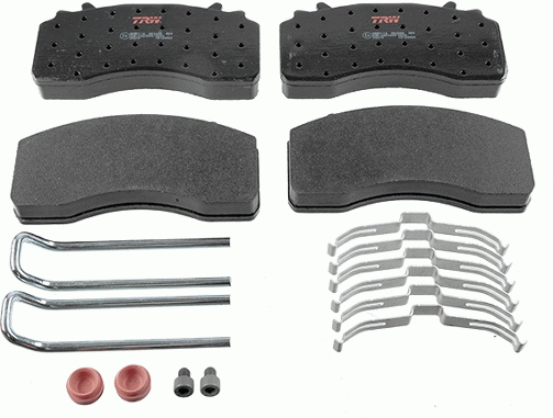 GDB5114 колодки тормозные дисковые! (без р/к ALC4056) 22.5'\ MAN TGX/TGS GDB5114 TRW