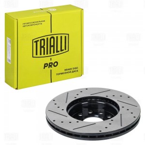 Диск торм. Skoda Octavia A5 (04-)/Yeti (09-) перед. d=288 (перф/слот/окраш) (DF  DF 279S TRIALLI