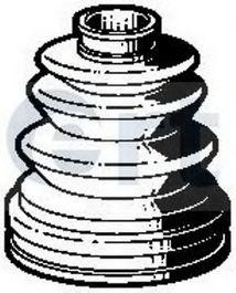 Пыльник ШРУСа к-кт 500139 500139 ERT