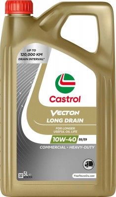 Масло моторное CASTROL VECTON Long Drain E6/E9 10W40 синт.5л 15F3D1 CASTROL