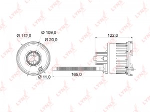 Фильтр топливный погружной подходит для MAZDA 3(BK) 1.6 06-09 LF-964M LF-964M LYNXAUTO