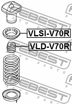 VOLVO XC70 CROSS COUNTRY (2007>) VLD-V70R FEBEST