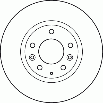 Диск тормозной передний MAZDA CX-7, CX-9 DF4958S DF4958S TRW