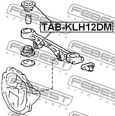 Опора дифференциала TAB-KLH12DM TAB-KLH12DM FEBEST