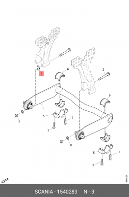 Шайба 1540283 SCANIA