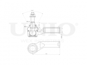 Наконечник рулевой левый SSP-10121 UNIO
