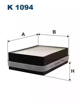 фильтр воздушный кабины!\ Scania 94/114/124/144 95> K1094 FILTRON