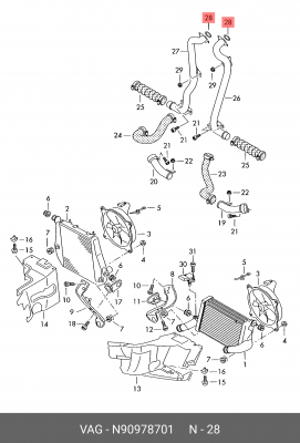 прокладка термостата!\ Opel Astra 1.4-2.0i 92-98/Vectra 1.6-2.0i 88> N 909 787 01 VAG