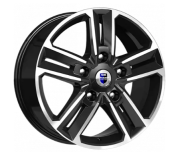 КиК Backfire 18.0 / 8.0J PCD 5x114.30 ET 50.00 ЦО 66.10 Литой / Черный с полиров 76256 K K