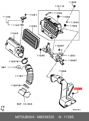 Пистон MITSUBISHI OE MB938520 MITSUBISHI